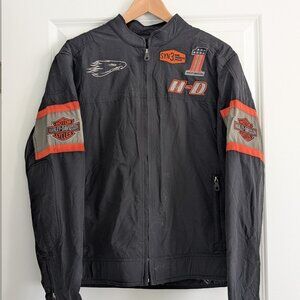 Vintage Harley-Davidson rain jacket with tag